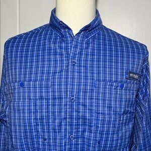 -Columbia "Super Tamiami" PFG Button L/S Excellent Condition Men's Size Medium